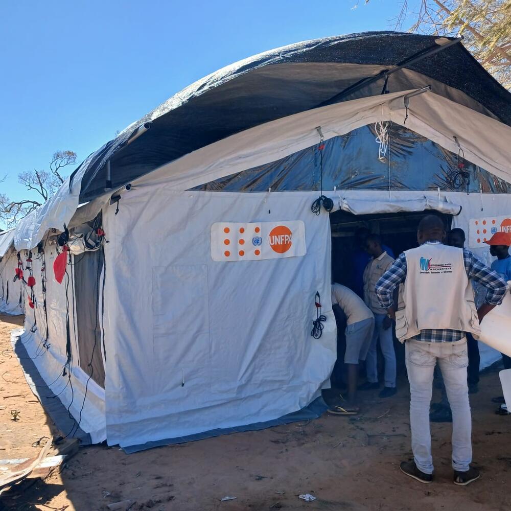 unfpa tent cabo delgado chido