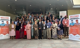 Representantes do UNFPA, parceiros e participantes na 8ª Conferência ISOFS em Maputo