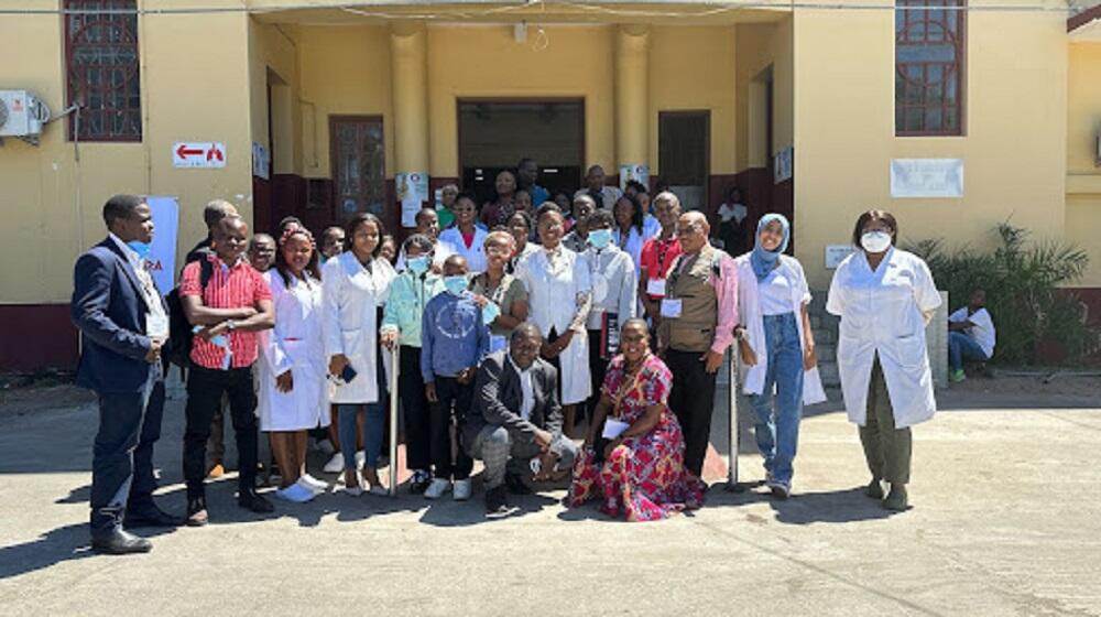 Visita de campo do SYP ao Centro de Saúde 1º de Maio