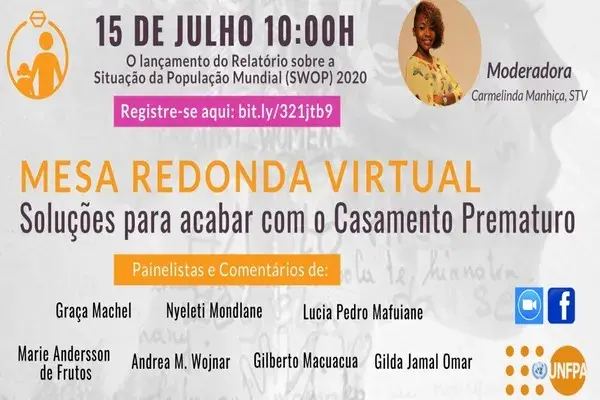 Mesa Redonda Virtual: Soluções para acabar com o casamento prematuro